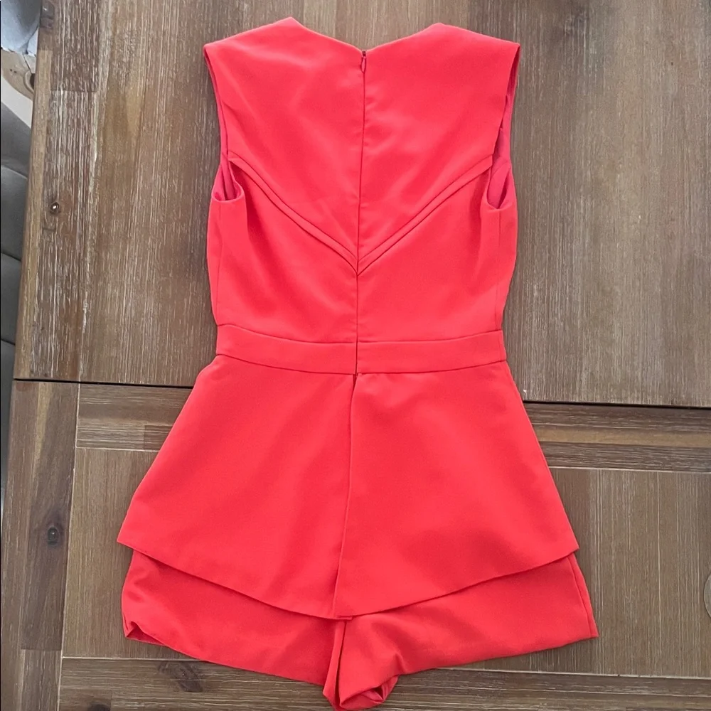 Mustard Seed size XS Red Romper - Picture 4 of 5